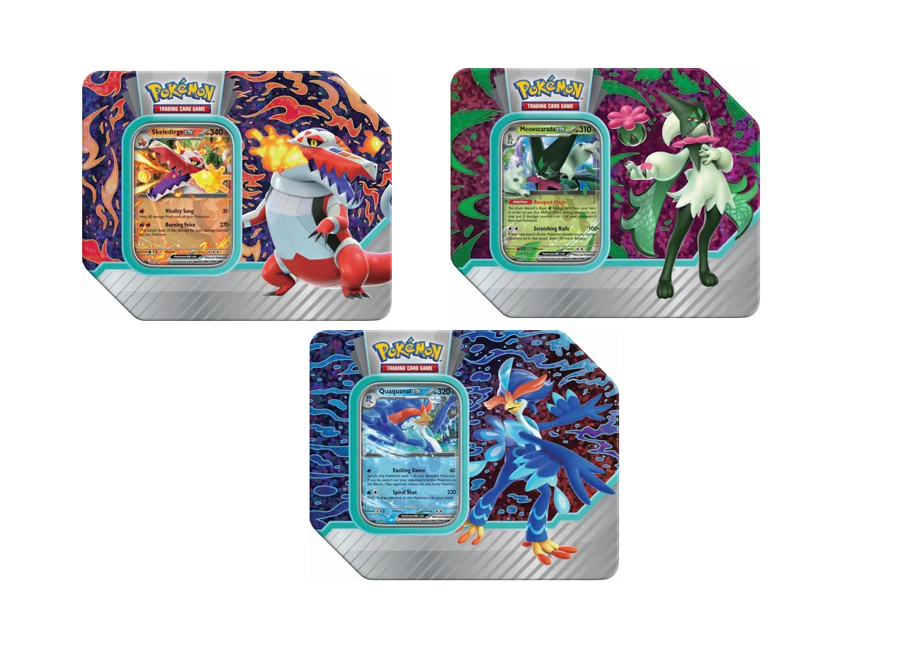 Box Pokémon Coleção Parceiros de Paldea Meowscarada ex - Deck de